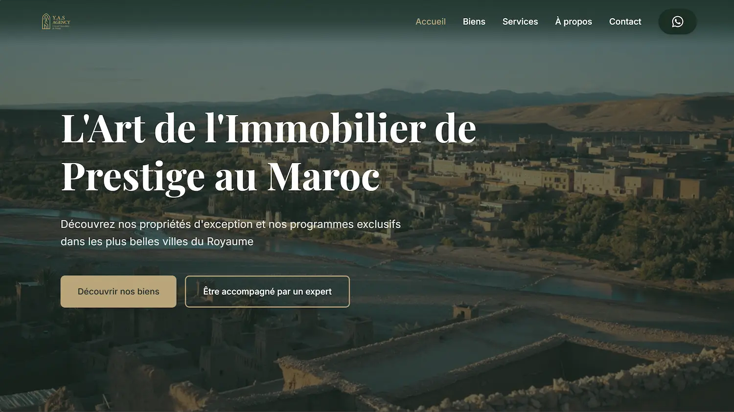 YAS Agency – Portail Immobilier Premium aux maroc